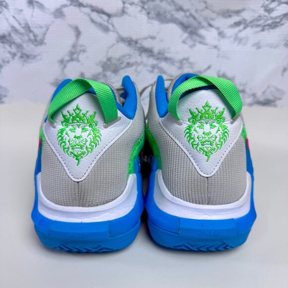 Nike Lebron Witness VII Basketball Shoes Size 7.5 Grey Fog Hyper Pink Athletic - Picture 4 of 14